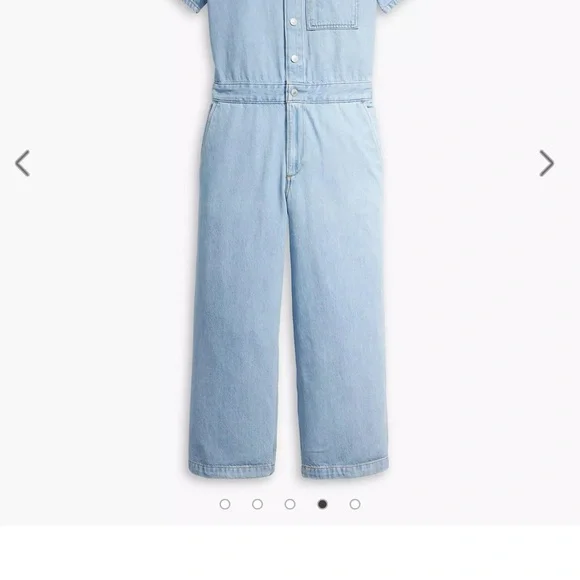 Levi's Light Blue Denim Jumpsuit NWT - Picture 5 of 10